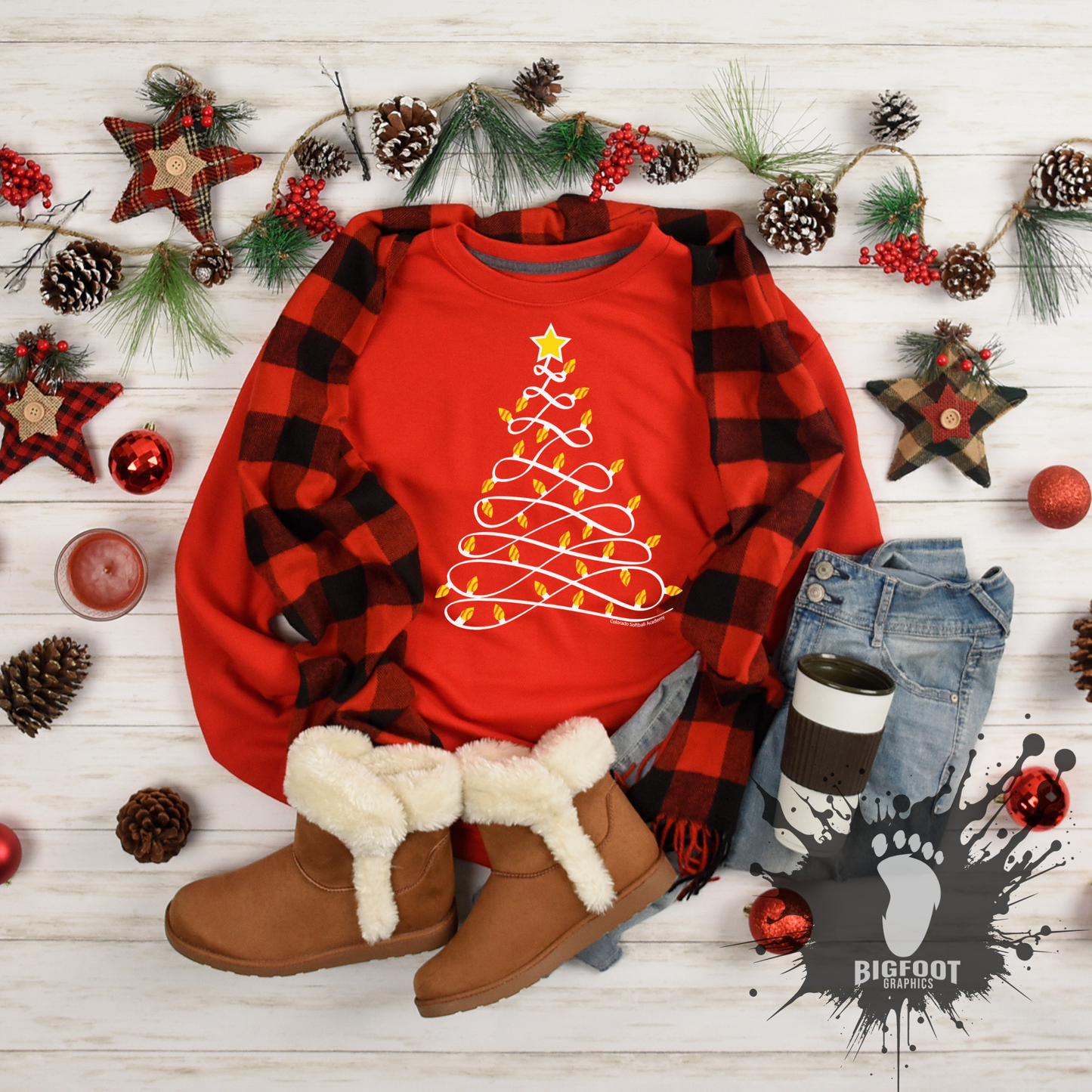 CSA Softball Tree - Crewneck Youth & Adult
