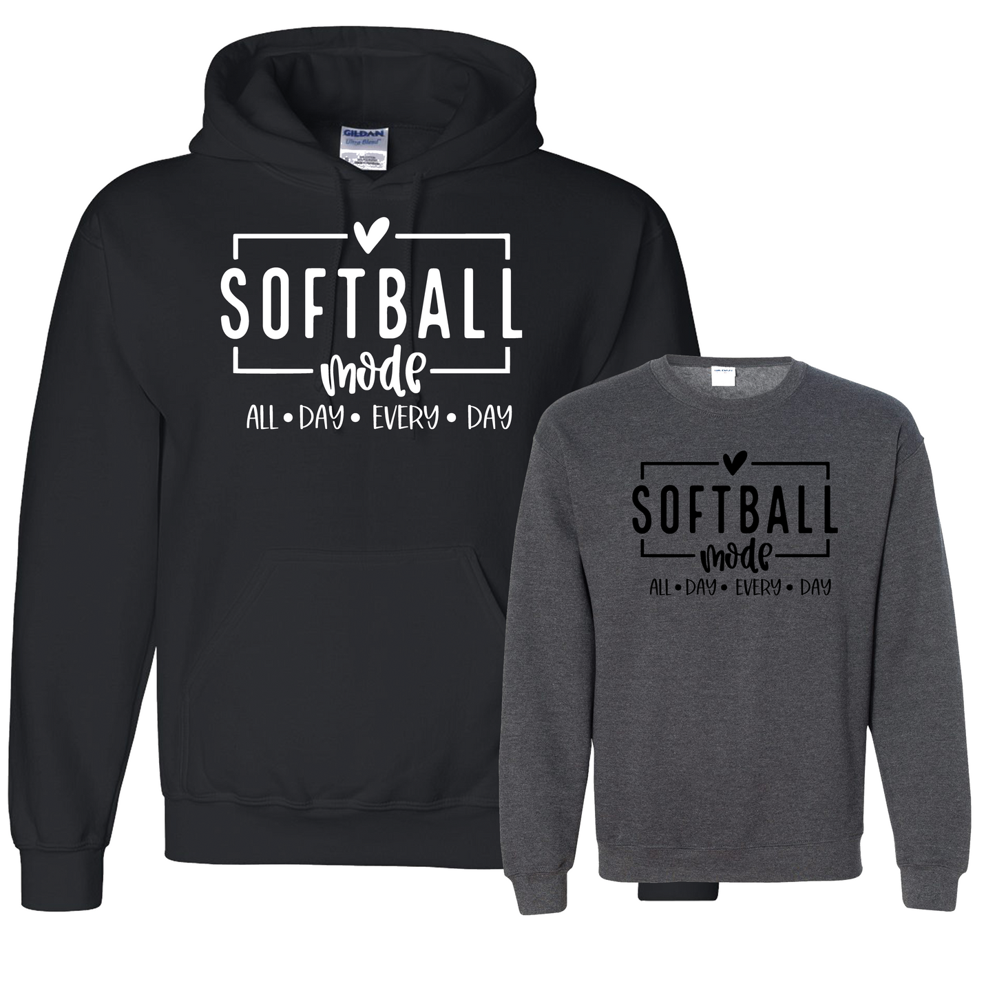 April Reign - PRESALE - Softball Mode - Gildan Hoodies and Crewnecks