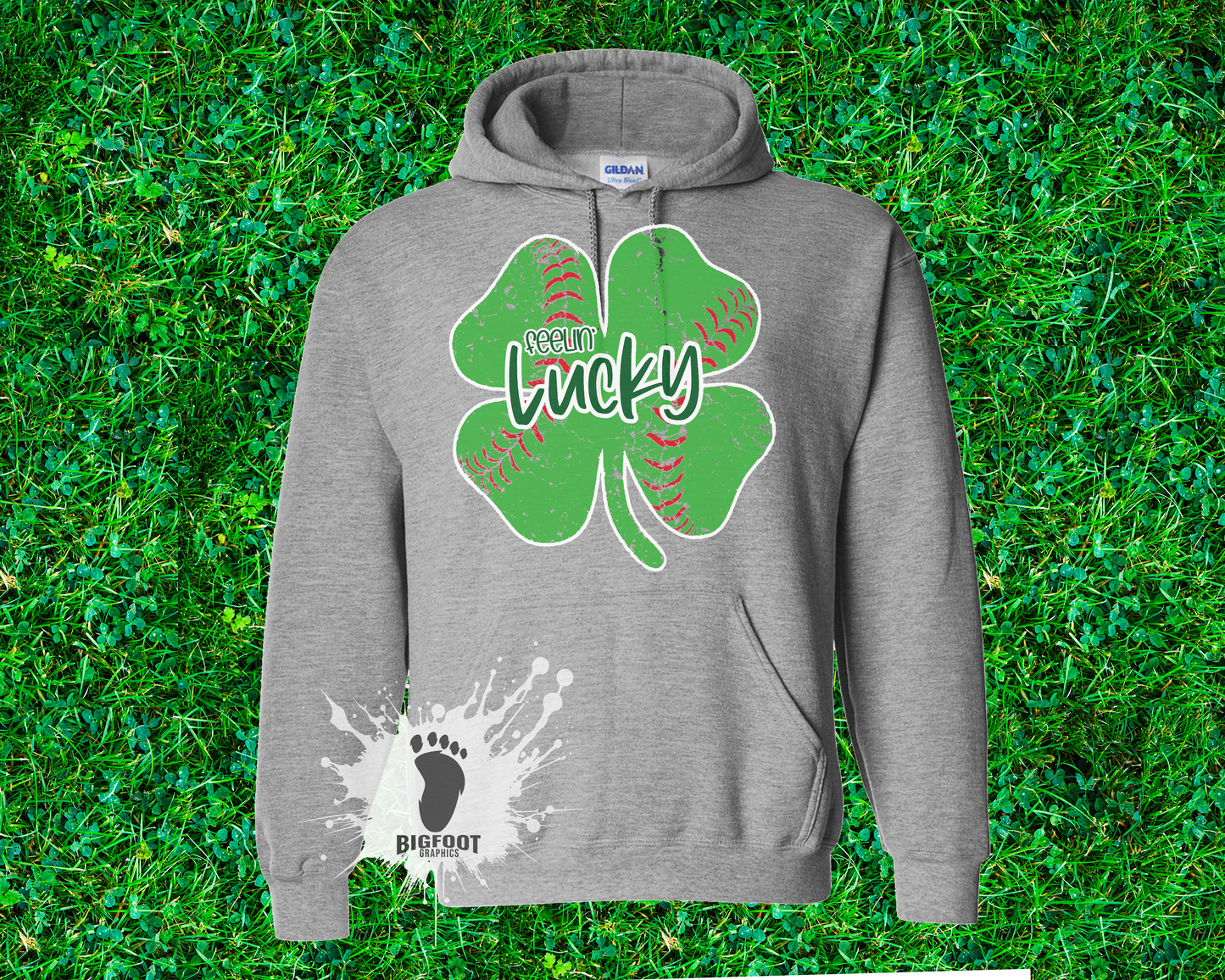 Feelin Lucky - EL1 Leprechaun Legends PRESALE - ADULT Gildan Hoodies and Crewnecks