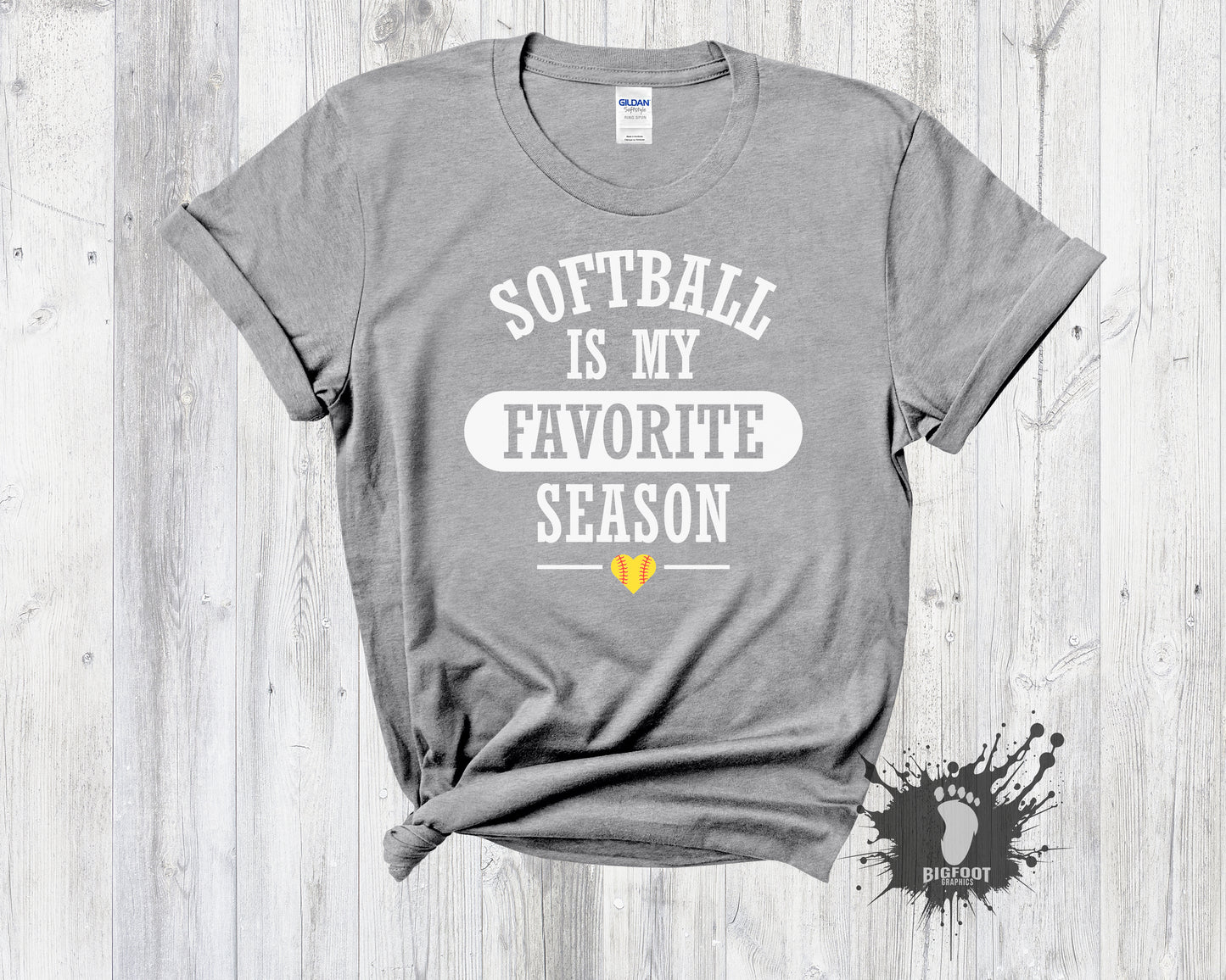 Softball is My Favorite Season -- Tshirt or Long Sleeve