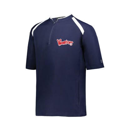 Warriors Youth Shortsleeved Baseball Pullover