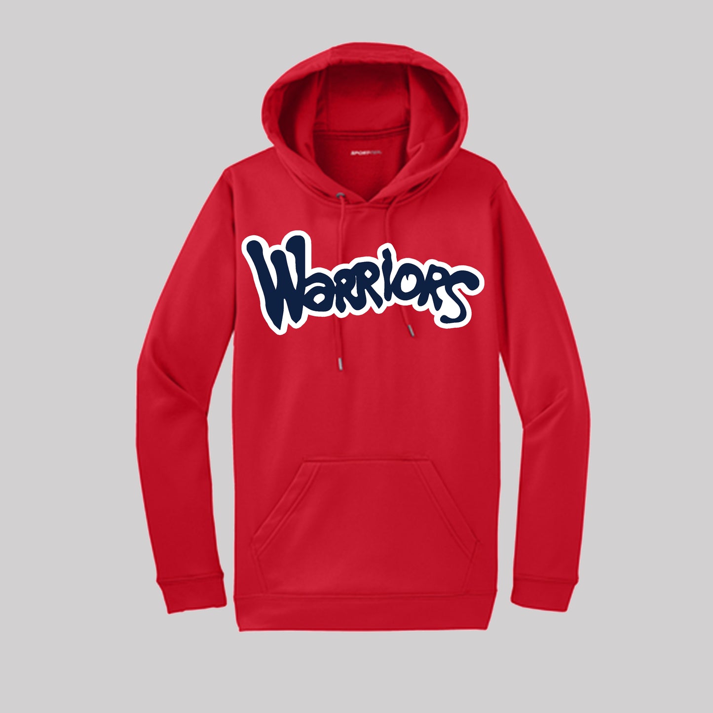 Warriors Adult Poly Hoodie